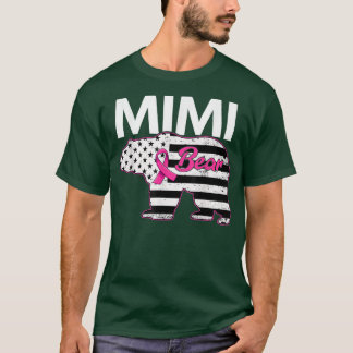 Camiseta Família Correspondendo Tee Mimi Bear Cancer Mama A