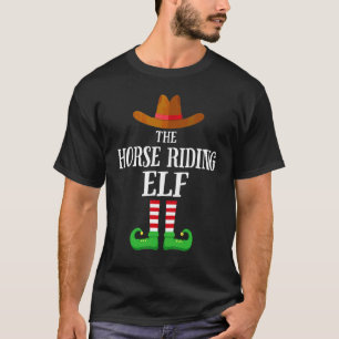 Camiseta Família Correspondente de Elfo de Montar Cavalo Na