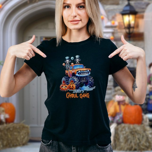 Camiseta Família Correspondente Ghoul Gang Halloween Mãe (Criador carregado)