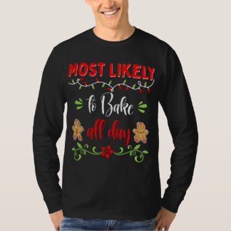 Camiseta Família Correspondente Pajama Cookie Mais propensa