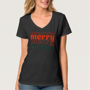 Camiseta Família Correspondente Pajama Vermelho E Feliz Emp