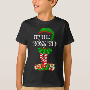 Camiseta Família Correspondente, sou o Natal do Chefe Elf