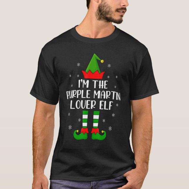 Camiseta Família Correspondente, sou o Púrpura Martin Elf C (Frente)