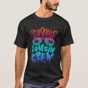 Camiseta Família Cousin Crew Férias de Verão Beach Cruise S