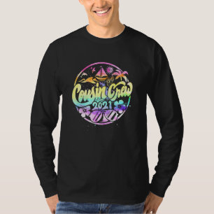 Camiseta Família Cousin Crew Férias de Verão Beach Cruise S