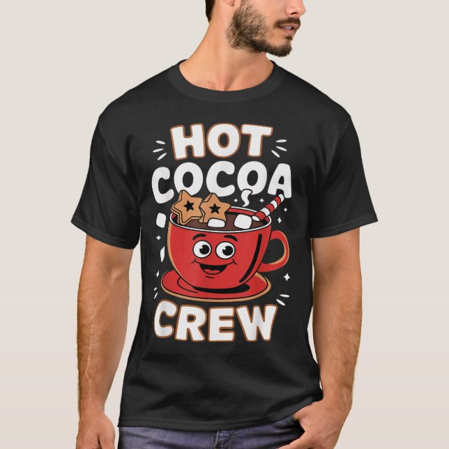 Camiseta Família Cozy Xmas da Equipe de Férias de inverno d (Frente)