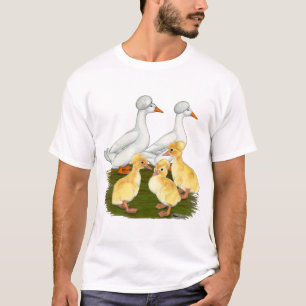 Camiseta Família Crested Duck