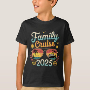 Camiseta Família Cruise 2025 Férias correspondentes da famí