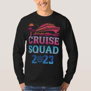 Camiseta Família Cruise Squad 2023 Family Matching Group Sq