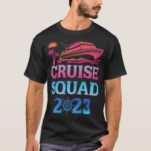Camiseta Família Cruise Squad 2023 Family Matching Group Sq