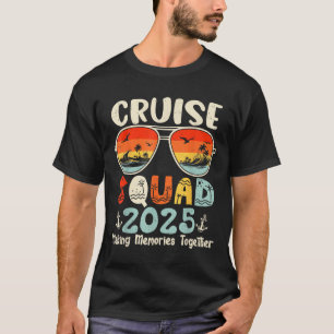 Camiseta Família Cruise Squad 2025 Summer Vacation Matching