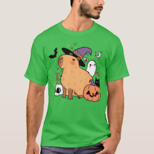 Camiseta Família Cute Halloween Capybara