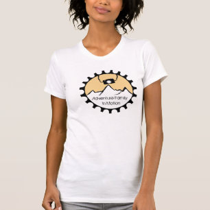 Camiseta Família da aventura no t-shirt do movimento