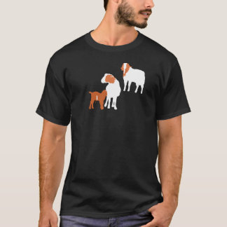 Camiseta Família da cabra do Boer