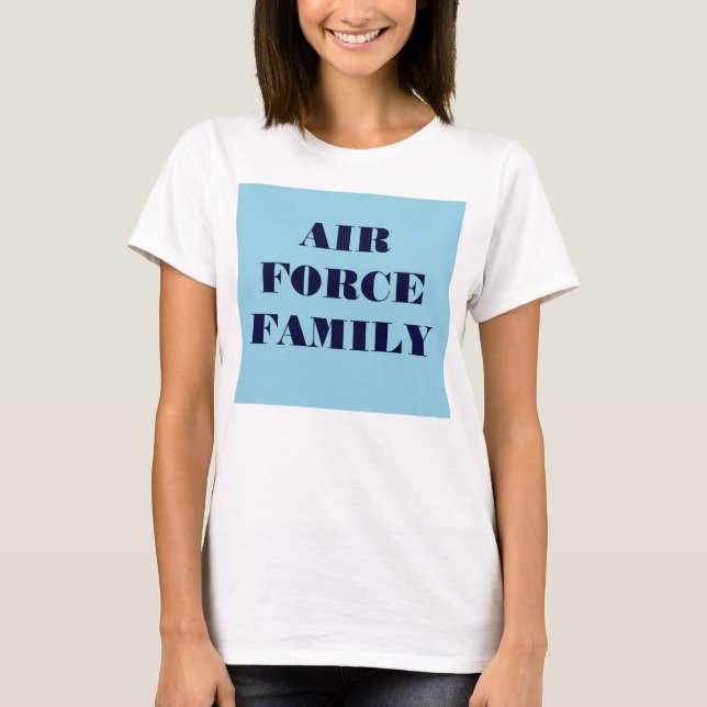 Camiseta Família da Força Aérea T-Shirt (Frente)
