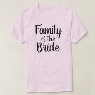 Camiseta Família da Noiva