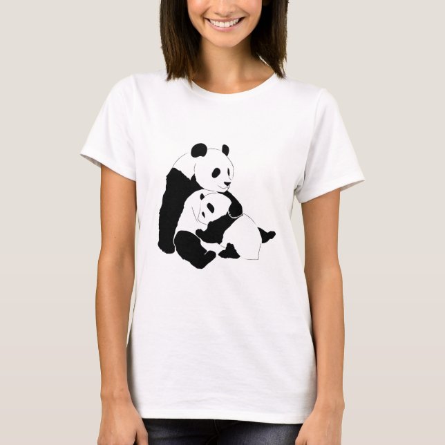 Camiseta Família da panda (Frente)