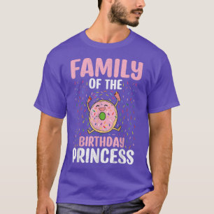 Camiseta Família Da Rosquinha Princesa de Aniversário Dougn