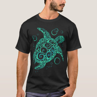 Camiseta família da tartaruga marinha