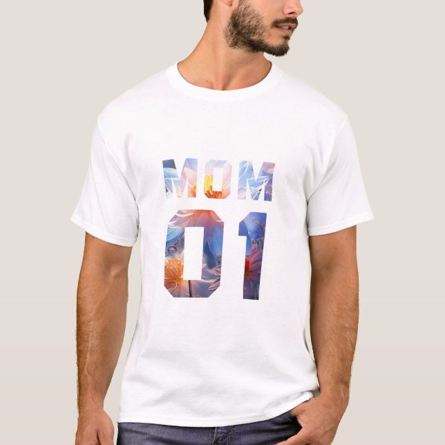 Camiseta Família das Flores - Mamãe 01 (Frente)