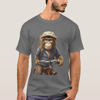 Camiseta família de animais macaco