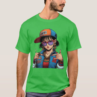 Camiseta Família de Anime Chic Urbano