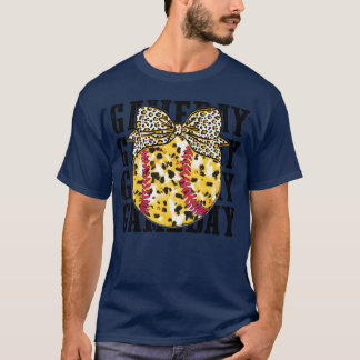 Camiseta Família de Arcos de Softball no Dia do Jogo