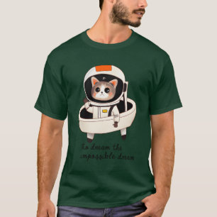 Camiseta Família de astronautas de gatos