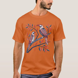 Camiseta família de aves
