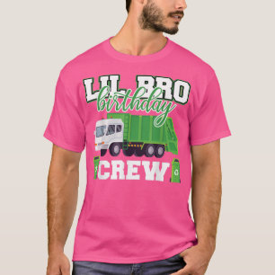 Camiseta Família de Caminhões de Lixo do Tripulação de Aniv