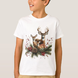 Camiseta Família de Cervos