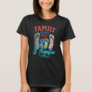 Camiseta Família de Chinelos Augustine Florida Vacation 202