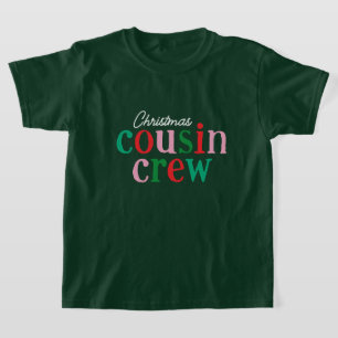 Camiseta Família de Combinação de Tripulação do Primo de Na