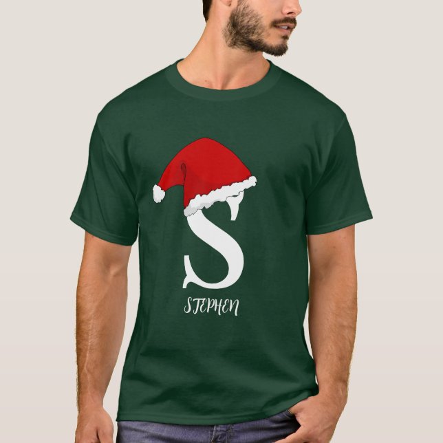 Camiseta Família de correspondência inicial personalizada X (Frente)