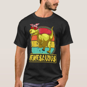 Camiseta Família de Dias de as mães Memesaurus Rex Dinosaur