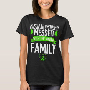 Camiseta Família de distrofia Muscular Sensibilização pa