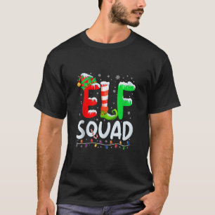 Camiseta Família de Elfos Pijamas Natalinas Correspondentes