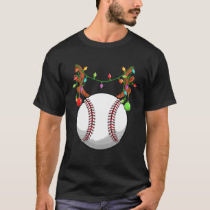 Camiseta Família de Enfeites de natal de Ball Reindeer de B
