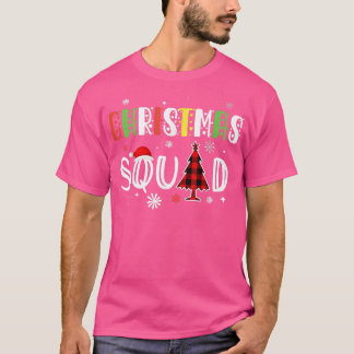 Camiseta Família de Esquadrão de Natal Correspondente a Pij