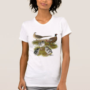 Camiseta Família de Faisão Ringneck