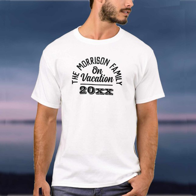 Camiseta Família de Férias (Criador carregado)