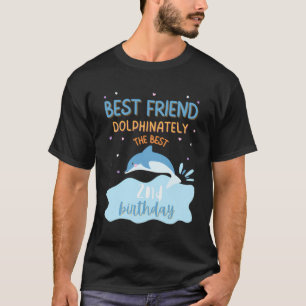 Camiseta Família de festas de golfinhos do melhor amigo seg