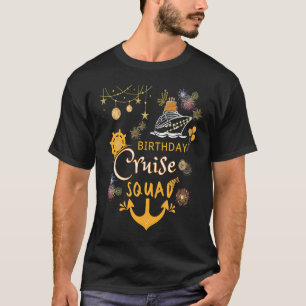 Camiseta Família de Festas de Naufrágio de Navio de Cruzeir