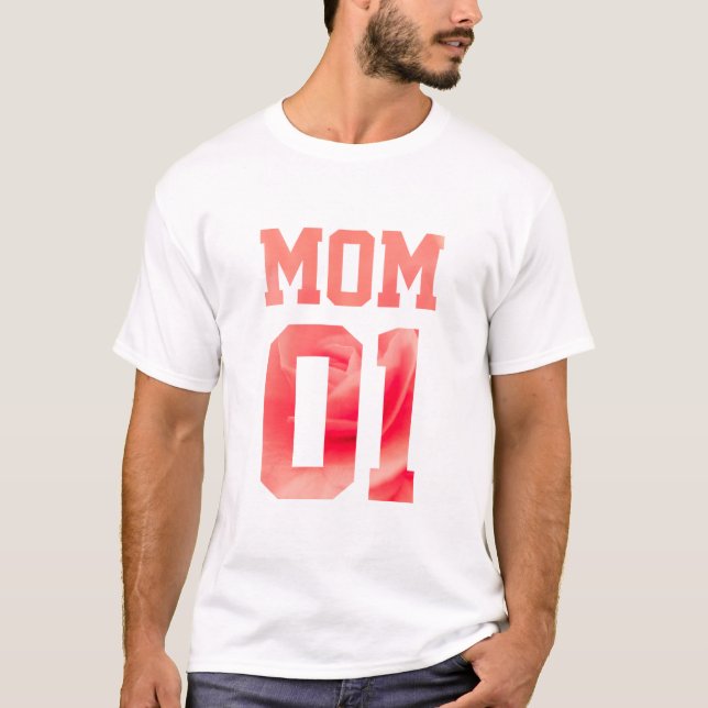Camiseta Família de Flores - Mamãe 01 (Frente)