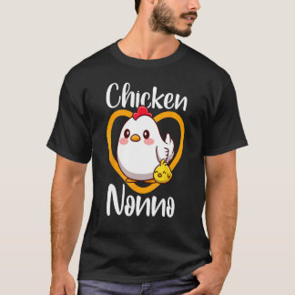 Camiseta Família de Frango Fofo Galinha Avô Fazendeiro Aves
