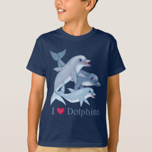 Camiseta Família de golfinhos