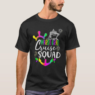 Camiseta Família de Grupo de Combinação de Esquadrão Mardi
