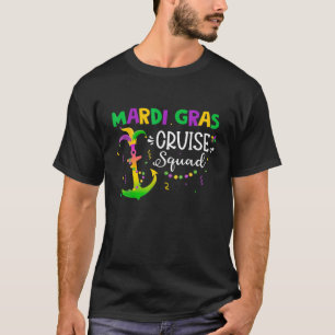 Camiseta Família de Grupo de Combinação de Esquadrão Mardi 