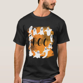Camiseta Família de Halloween que faz a festa fantasma de S