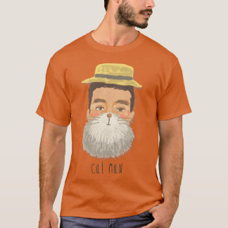 Camiseta Família de homens de gato
